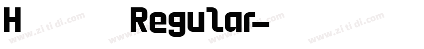 H 新雅兰 Regular字体转换